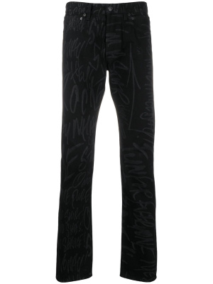 X Disney scribble printed trousers, Takahiromiyashita The Soloist X Disney scribble printed trousers
X Disney scribble printed trousers, Takahiromiyashita The Soloist X Disney scribble printed trousers