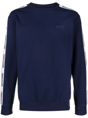 Logo-tape detail stretch-cotton sweatshirt, Moschino Logo-tape detail stretch-cotton sweatshirt
Logo-tape detail stretch-cotton sweatshirt, Moschino Logo-tape detail stretch-cotton sweatshirt