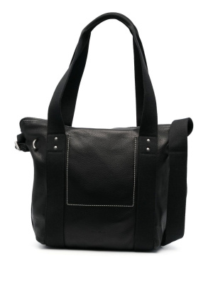 Contrast-stitch leather shoulder bag, Rick Owens Contrast-stitch leather shoulder bag
Contrast-stitch leather shoulder bag, Rick Owens Contrast-stitch leather shoulder bag