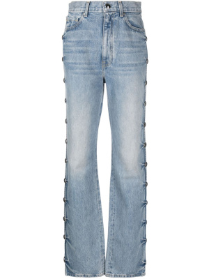 Danielle studded straight-leg jeans, KHAITE Danielle studded straight-leg jeans
Danielle studded straight-leg jeans, KHAITE Danielle studded straight-leg jeans