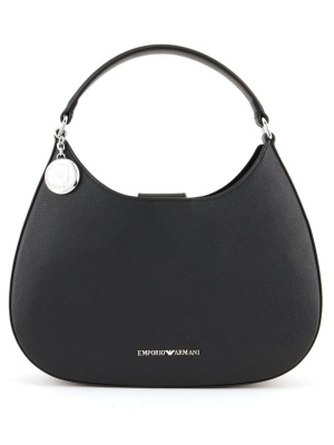 Logo-lettering hobo shoulder bag, Emporio Armani Logo-lettering hobo shoulder bag
Logo-lettering hobo shoulder bag, Emporio Armani Logo-lettering hobo shoulder bag