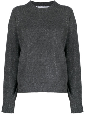 Rhinestone-embellished wool jumper, Alexander Wang Rhinestone-embellished wool jumper
Rhinestone-embellished wool jumper, Alexander Wang Rhinestone-embellished wool jumper