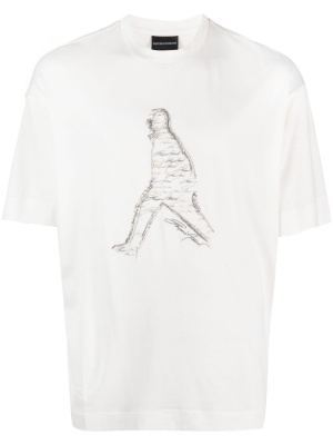Embroidered-graphic cotton T-shirt, Emporio Armani Embroidered-graphic cotton T-shirt
Embroidered-graphic cotton T-shirt, Emporio Armani Embroidered-graphic cotton T-shirt