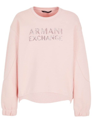 Logo-embellished cotton sweatshirt, Armani Exchange Logo-embellished cotton sweatshirt
Logo-embellished cotton sweatshirt, Armani Exchange Logo-embellished cotton sweatshirt