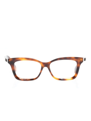 Tortoiseshell-effect square-frame glasses, Fendi Eyewear Tortoiseshell-effect square-frame glasses
Tortoiseshell-effect square-frame glasses, Fendi Eyewear Tortoiseshell-effect square-frame glasses