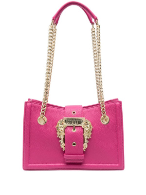 Logo-engraved buckle shoulder bag, Versace Jeans Couture Logo-engraved buckle shoulder bag
Logo-engraved buckle shoulder bag, Versace Jeans Couture Logo-engraved buckle shoulder bag
