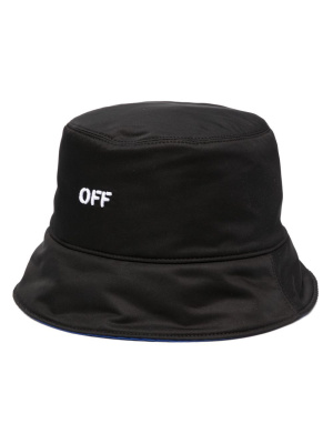 Logo-appliqué reversible bucket hat, Off-White Logo-appliqué reversible bucket hat
Logo-appliqué reversible bucket hat, Off-White Logo-appliqué reversible bucket hat