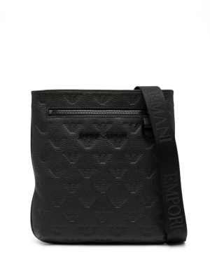 Embossed-monogram leather shoulder bag, Emporio Armani Embossed-monogram leather shoulder bag
Embossed-monogram leather shoulder bag, Emporio Armani Embossed-monogram leather shoulder bag