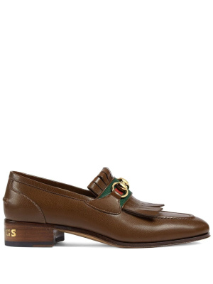 

Horse bit-detail leather loafers, Gucci Horse bit-detail leather loafers
