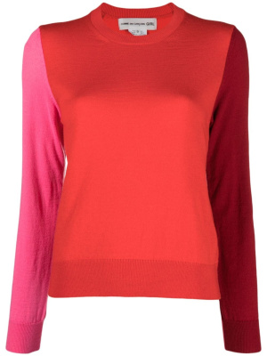 Colour-block fine-knit jumper, Comme Des Garçons Girl Colour-block fine-knit jumper
Colour-block fine-knit jumper, Comme Des Garçons Girl Colour-block fine-knit jumper