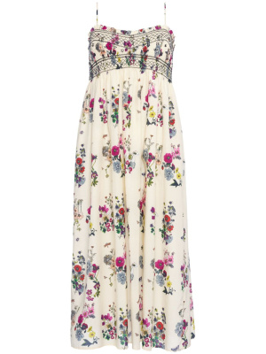 Floral-print spaghetti-strap dress, ERES Floral-print spaghetti-strap dress
Floral-print spaghetti-strap dress, ERES Floral-print spaghetti-strap dress