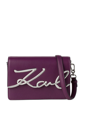 Logo-plaque leather shoulder bag, Karl Lagerfeld Logo-plaque leather shoulder bag
Logo-plaque leather shoulder bag, Karl Lagerfeld Logo-plaque leather shoulder bag