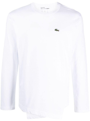 X Lacoste asymmetric long-sleeve T-shirt, Comme Des Garçons Shirt X Lacoste asymmetric long-sleeve T-shirt
X Lacoste asymmetric long-sleeve T-shirt, Comme Des Garçons Shirt X Lacoste asymmetric long-sleeve T-shirt