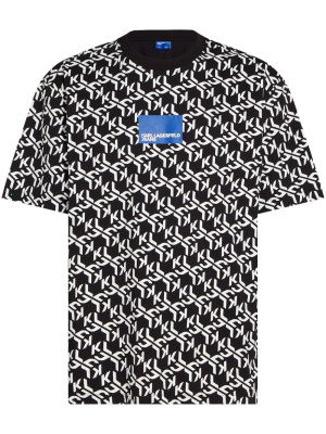 Monogram-pattern organic cotton T-shirt, Karl Lagerfeld Jeans Monogram-pattern organic cotton T-shirt
Monogram-pattern organic cotton T-shirt, Karl Lagerfeld Jeans Monogram-pattern organic cotton T-shirt