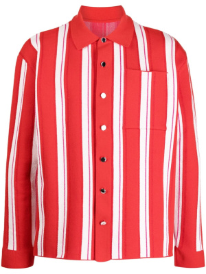 La Chemise Maille striped piqué shirt, Jacquemus La Chemise Maille striped piqué shirt
La Chemise Maille striped piqué shirt, Jacquemus La Chemise Maille striped piqué shirt