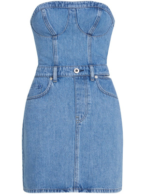 Bustier-style cut-out denim minidress, Karl Lagerfeld Jeans Bustier-style cut-out denim minidress
Bustier-style cut-out denim minidress, Karl Lagerfeld Jeans Bustier-style cut-out denim minidress