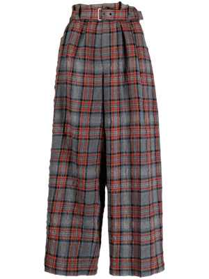 Belted plaid-check pattern trousers, Comme des Garçons TAO Belted plaid-check pattern trousers
Belted plaid-check pattern trousers, Comme des Garçons TAO Belted plaid-check pattern trousers