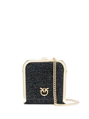 Rhinestone-embellished box clutch bag, PINKO Rhinestone-embellished box clutch bag
Rhinestone-embellished box clutch bag, PINKO Rhinestone-embellished box clutch bag