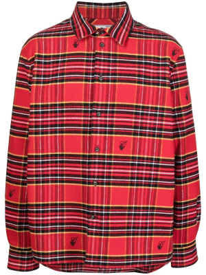 Tartan-check logo-embroidered shirt, Off-White Tartan-check logo-embroidered shirt
Tartan-check logo-embroidered shirt, Off-White Tartan-check logo-embroidered shirt