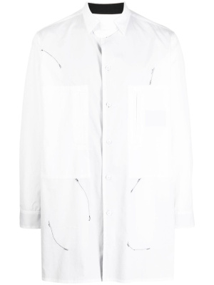 Colour-block reversible cotton shirt, Yohji Yamamoto Colour-block reversible cotton shirt
Colour-block reversible cotton shirt, Yohji Yamamoto Colour-block reversible cotton shirt