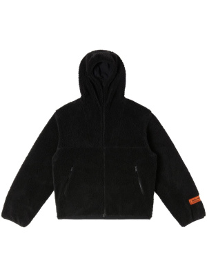 Logo-patch fleece hooded jacket, Heron Preston Logo-patch fleece hooded jacket
Logo-patch fleece hooded jacket, Heron Preston Logo-patch fleece hooded jacket