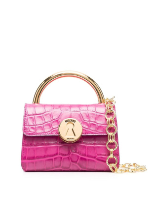 Mini crocodile-embossed crossbody bag, Moschino Mini crocodile-embossed crossbody bag
Mini crocodile-embossed crossbody bag, Moschino Mini crocodile-embossed crossbody bag