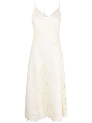 Patchwork lace-panelled midi dress, ZIMMERMANN Patchwork lace-panelled midi dress
Patchwork lace-panelled midi dress, ZIMMERMANN Patchwork lace-panelled midi dress