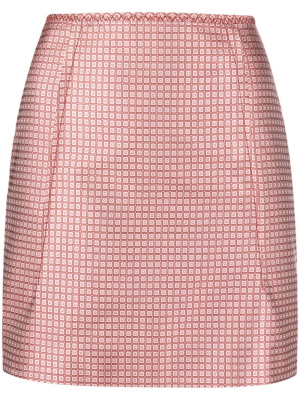 Checkered-jacquard satin miniskirt, Lanvin Checkered-jacquard satin miniskirt
Checkered-jacquard satin miniskirt, Lanvin Checkered-jacquard satin miniskirt