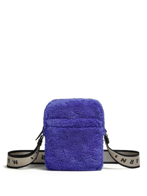 Logo-strap terry-cloth shoulder bag, Marni Logo-strap terry-cloth shoulder bag
Logo-strap terry-cloth shoulder bag, Marni Logo-strap terry-cloth shoulder bag