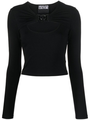 Logo-plaque long-sleeved top, Versace Jeans Couture Logo-plaque long-sleeved top
Logo-plaque long-sleeved top, Versace Jeans Couture Logo-plaque long-sleeved top