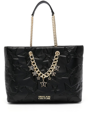 Stars-logo leather shoulder bag, Versace Jeans Couture Stars-logo leather shoulder bag
Stars-logo leather shoulder bag, Versace Jeans Couture Stars-logo leather shoulder bag