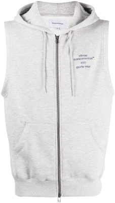 Logo-embroidered sleeveless hoodie, This Is Never That Logo-embroidered sleeveless hoodie
Logo-embroidered sleeveless hoodie, This Is Never That Logo-embroidered sleeveless hoodie