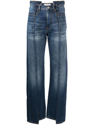 Deconstructed seam-detail jeans, Victoria Beckham Deconstructed seam-detail jeans
Deconstructed seam-detail jeans, Victoria Beckham Deconstructed seam-detail jeans