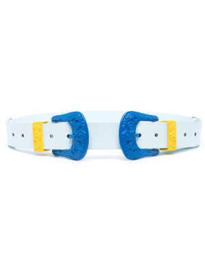 Casa Cowboy colour-block leather belt, Casablanca Casa Cowboy colour-block leather belt
Casa Cowboy colour-block leather belt, Casablanca Casa Cowboy colour-block leather belt