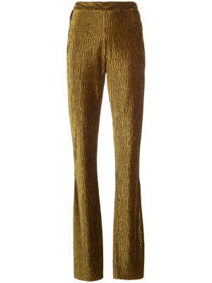 High-waist kick-flare velvet trousers, Forte Forte High-waist kick-flare velvet trousers
High-waist kick-flare velvet trousers, Forte Forte High-waist kick-flare velvet trousers
