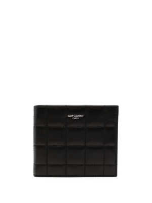 Logo-stamp quilted leather wallet, Saint Laurent Logo-stamp quilted leather wallet
Logo-stamp quilted leather wallet, Saint Laurent Logo-stamp quilted leather wallet