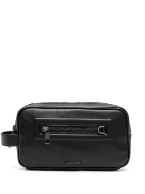 Logo-lettering faux leather wash bag, Calvin Klein Logo-lettering faux leather wash bag
Logo-lettering faux leather wash bag, Calvin Klein Logo-lettering faux leather wash bag