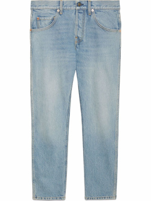 Bleach-effect tapered-leg denim jeans, Gucci Bleach-effect tapered-leg denim jeans
Bleach-effect tapered-leg denim jeans, Gucci Bleach-effect tapered-leg denim jeans
