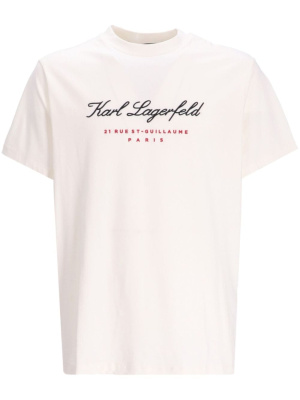 Hotel Karl logo-print T-shirt, Karl Lagerfeld Hotel Karl logo-print T-shirt
Hotel Karl logo-print T-shirt, Karl Lagerfeld Hotel Karl logo-print T-shirt