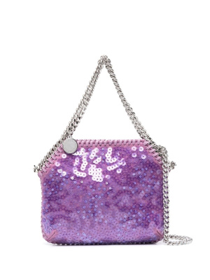 Falabella sequin-embellished shoulder bag, Stella McCartney Falabella sequin-embellished shoulder bag
Falabella sequin-embellished shoulder bag, Stella McCartney Falabella sequin-embellished shoulder bag