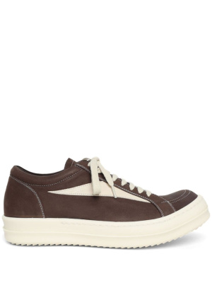 Contrast-stitching leather sneakers, Rick Owens Contrast-stitching leather sneakers
Contrast-stitching leather sneakers, Rick Owens Contrast-stitching leather sneakers
