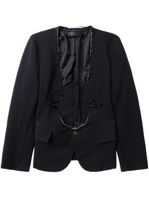 Unfinished-effect single-breasted blazer, Comme Des Garçons Comme Des Garçons Unfinished-effect single-breasted blazer
Unfinished-effect single-breasted blazer, Comme Des Garçons Comme Des Garçons Unfinished-effect single-breasted blazer