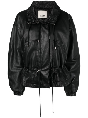 Drawstring-waist leather jacket, ISABEL MARANT Drawstring-waist leather jacket
Drawstring-waist leather jacket, ISABEL MARANT Drawstring-waist leather jacket