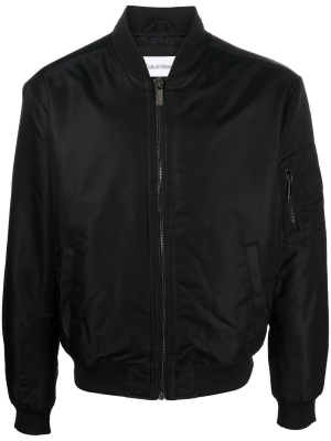 

Long-sleeve zip-up bomber jacket, Calvin Klein Long-sleeve zip-up bomber jacket