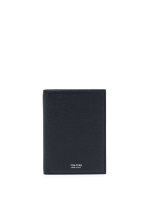 Logo-lettering bi-fold leather cardholder, TOM FORD Logo-lettering bi-fold leather cardholder
Logo-lettering bi-fold leather cardholder, TOM FORD Logo-lettering bi-fold leather cardholder