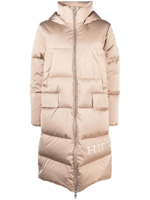 Logo-embroidered hooded padded coat, Tommy Hilfiger Logo-embroidered hooded padded coat
Logo-embroidered hooded padded coat, Tommy Hilfiger Logo-embroidered hooded padded coat