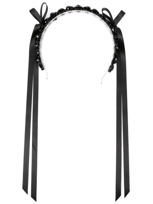 Crystal-embellished hair band, Simone Rocha Crystal-embellished hair band
Crystal-embellished hair band, Simone Rocha Crystal-embellished hair band