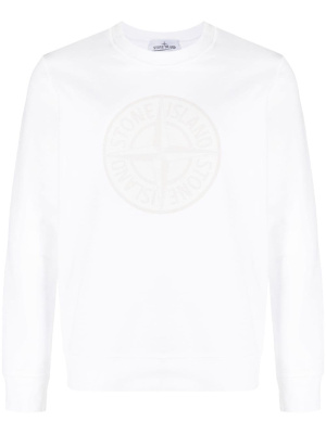 Logo-embroidered cotton sweatshirt, Stone Island Logo-embroidered cotton sweatshirt
Logo-embroidered cotton sweatshirt, Stone Island Logo-embroidered cotton sweatshirt