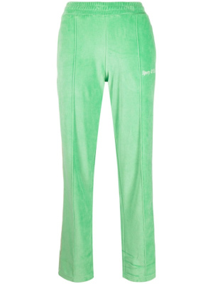 Towelling-finish logo-embroidered track pants, Sporty & Rich Towelling-finish logo-embroidered track pants
Towelling-finish logo-embroidered track pants, Sporty & Rich Towelling-finish logo-embroidered track pants