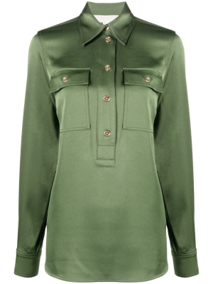 Satin-finish long-sleeve shirt, Michael Michael Kors Satin-finish long-sleeve shirt
Satin-finish long-sleeve shirt, Michael Michael Kors Satin-finish long-sleeve shirt